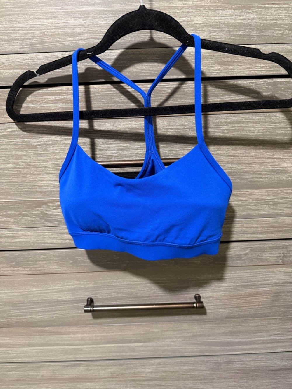Lululemon flow y nulu bra size 8 galactic cobalt